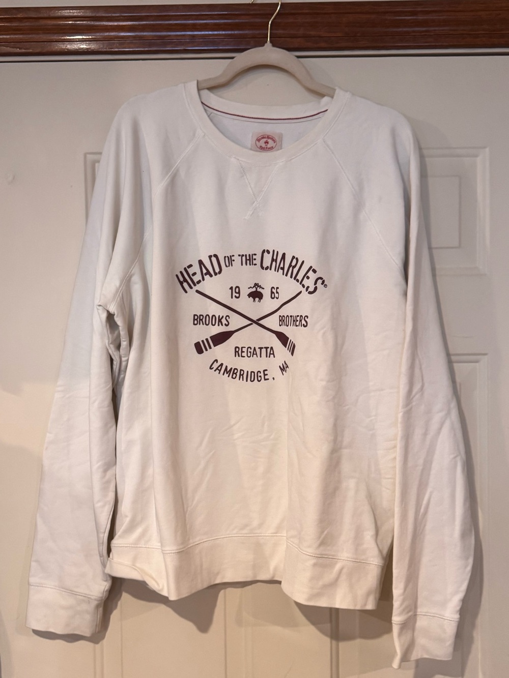 Brooks Brothers Graphic Sweatshirt with 'Head of the Charles' Print